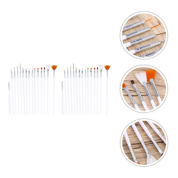 LABRIMP Decorative Brush 30Pcs for Cake Making and Sugar Craft Projects