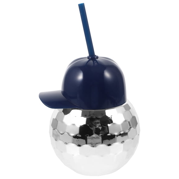 LABRIMP Drinking Cups 1Pcs Disco Tumbler Cup Dark Blue Electroplated Material Wear Resistance For Everyday Use