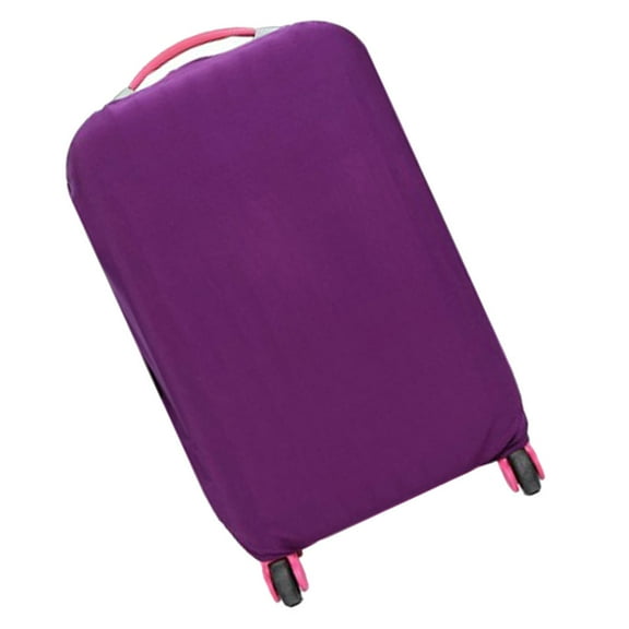 LABRIMP Elastic Luggage Cover for Suitcase Protective Travel Luggage Cover Purple 32.23X23.58X0.08in 1Pack