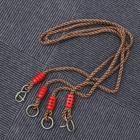 LABRIMP Pair Adjustable Swing Ropes Load Bearing Durable Pe Material For Tree Beam Swings Heavy Duty Design