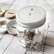 LABRIMP Plated Silver Tinplate Jar Lids Leakproof Sealing Canning Lids for Daily Use 20Pcs