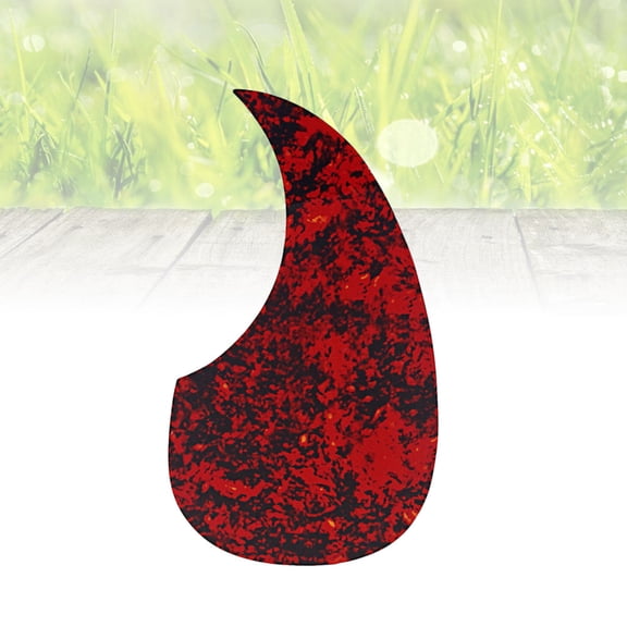LABSERRON 1 Pc Pickguard Material Sheet Dark Red PVC for Acoustic Guitar Protection