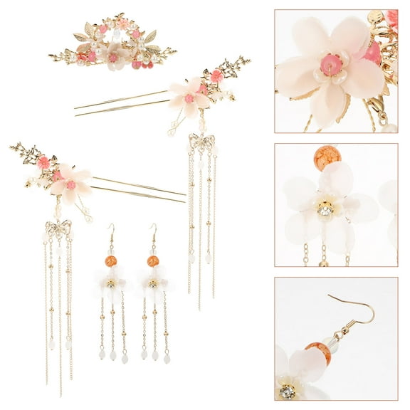 LABSERRON 1 Set Chinese Traditional Hair Pins Retro Design For Special Occasions And Anniversaries In 4.3X2.4X2In