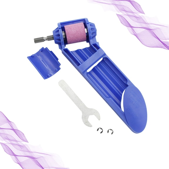 LABSERRON 1 Set Electric Drill Grinder Blue for Polishing Old Drills and Drill Bit Grinding