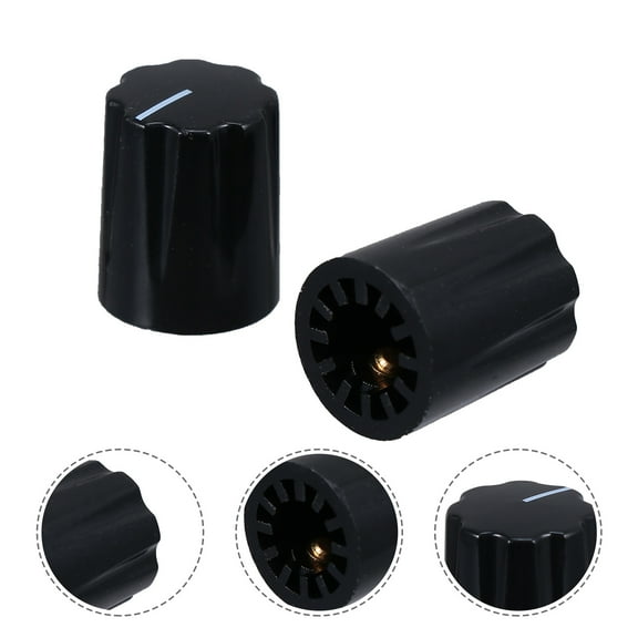 LABSERRON 1 Set Guitar Volume Control Knob Black Cylindrical for Electric Guitar Maintenance