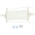 thumbnail image 1 of LABSERRON 1 Set Macrame Fruit Hammock for Kitchen in White Cotton with Handwoven Style, 1 of 8