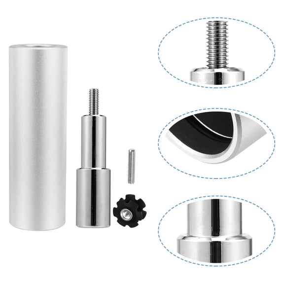 LABSERRON 1 Set Nut Setter for Headset Press Tool in Silver Aluminum Alloy for DIY Projects