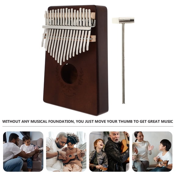 LABSERRON 1 Set cate Finger Kalimba Rectangular Shape for Beginners Music