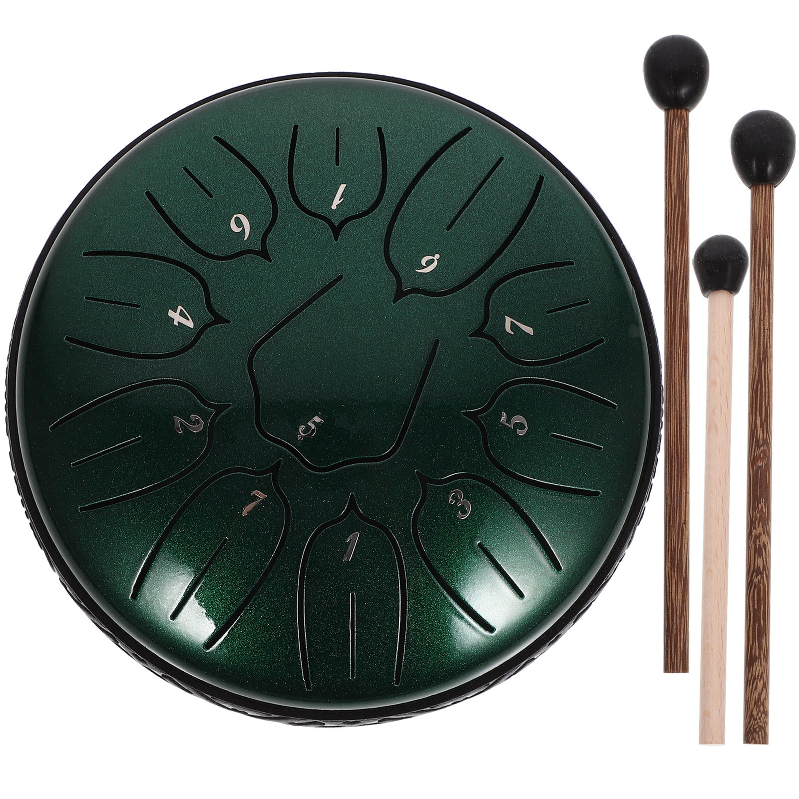 LABSERRON 1 Set Titanium Alloy Hand Drum for Adults to