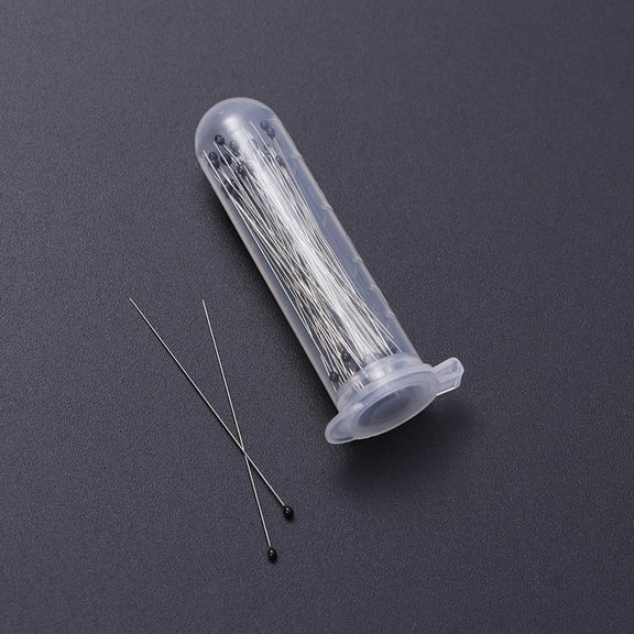 LABSERRON 100 PCS Silver Stainless Steel Specimen for Entomology Collection and Science Education Size #2