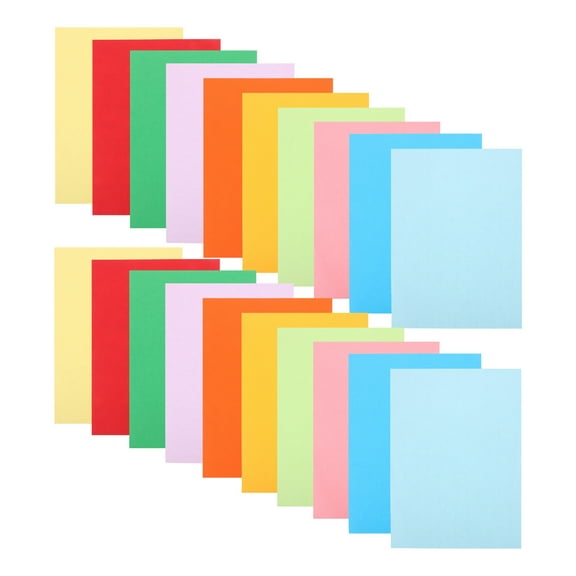 LABSERRON 100 Sheets Color Paper for Printer Multi Colored for Decorations Bright Colors Smooth Finish
