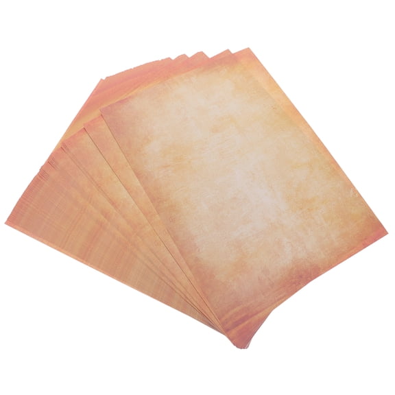 LABSERRON 100 Sheets Rectangular Retro Stationary Paper For Letter Writing And Printing