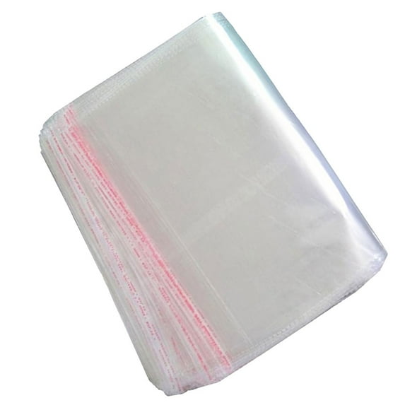 LABSERRON Decorative Cellophane Bags Transparent Plastic 100 Pcs