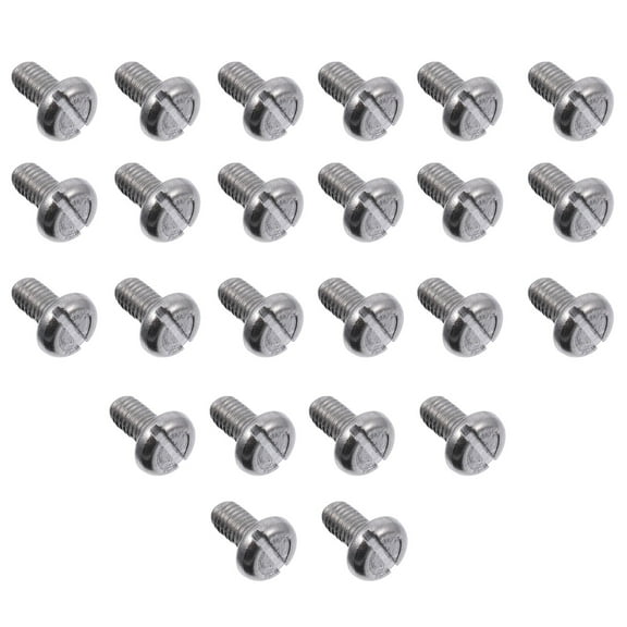 LABSERRON 100Pcs Round Head Screws Stainless Steel for Mechanical Maintenance Fixing 0.8In X 0.6In