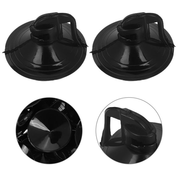 LABSERRON 100Pcs Small Adhesive Suction Cups Car Window Holders to Keep Window Up Transparent