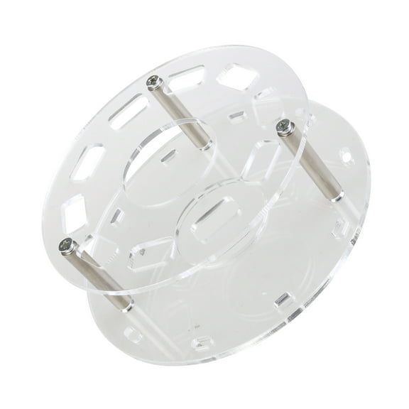 LABSERRON 10Pcs Acrylic Makeup Brush Holder Drying Rack for Cosmetic Tools and Brushes