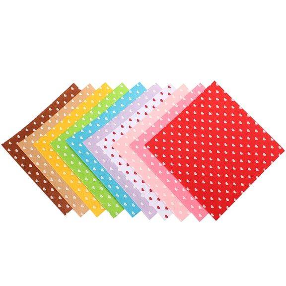 LABSERRON 10Pcs Diy Accessories Non Woven Fabric for Sewing Material Fabric Stationery 11.8x11.8 In