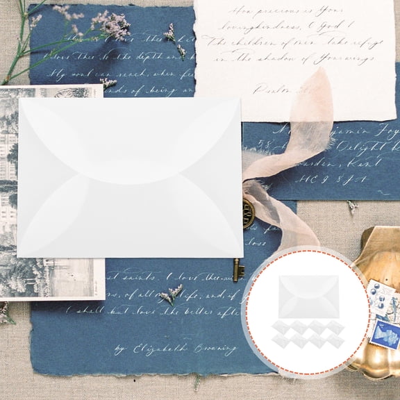 LABSERRON 10Pcs Envelopes for Invitations Paper 7.07X5.11X0.04in