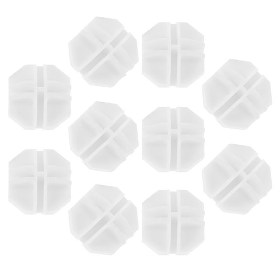 LABSERRON 10Pcs Garden Wire Cube Connector Closet Organizer Plastic Storage Insert Groove