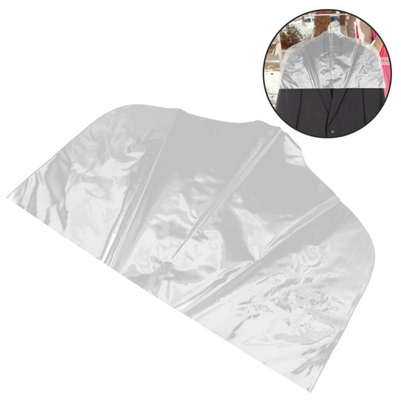 LABSERRON 10Pcs Garment Dust Shoulder Cover Clear Plastic For Women Clothing Protection