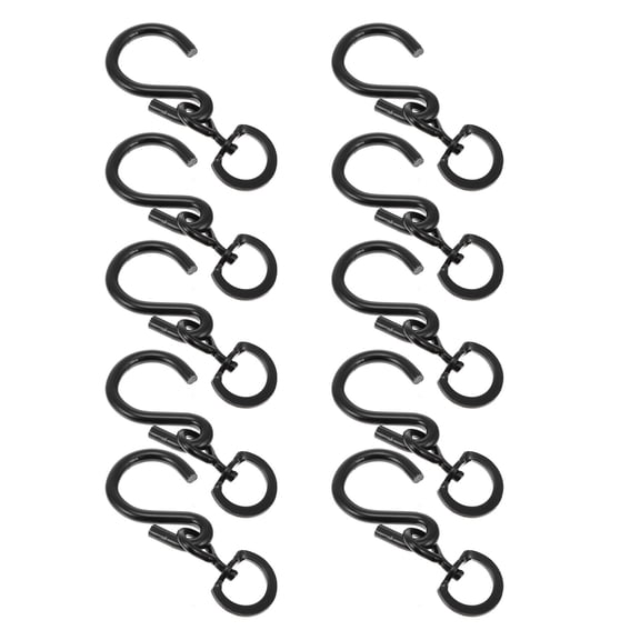 LABSERRON 10Pcs Rotatable Buckles Hanging Flowerpot Rings for Outdoor Use Balcony Decoration