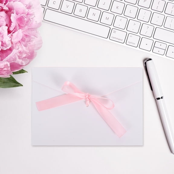LABSERRON 10Pcs White Retro Creative Envelopes For Celebration Business Activity Wedding Invitations