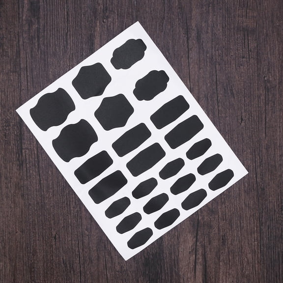 LABSERRON 120 Pcs Chalkboard Labels for Storage Bins Wipe Clean with Damp Cloth for Home Users