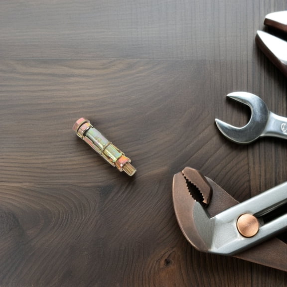 LABSERRON 12Pcs Expansion Screws with Shear Strength for Concrete and Brick DIY Enthusiasts