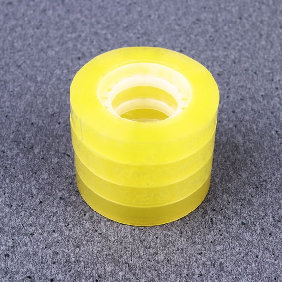 LABSERRON 12Pcs No Noise Packing Tape Clear Design BOPP Packaging Tape for Shipping 30M Length