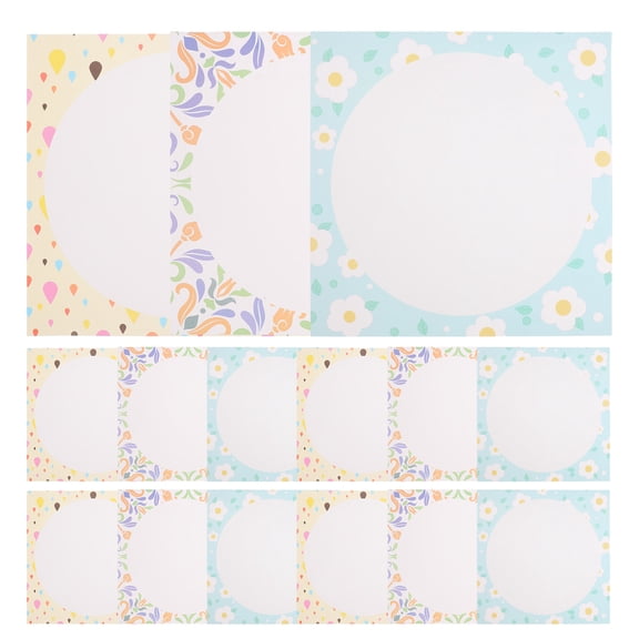 LABSERRON 15Pcs Calligraphy Paper for Traditional Chinese Calligraphy Practice 12.97X12.97X0.01In