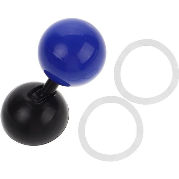 LABSERRON 1Pack Automotive Touch Start Button Rocker In Blue For Vehicle 8.00X5.00X4.10Cm