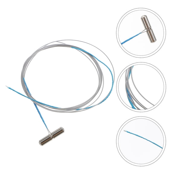 LABSERRON 1Pack B Type String Traditional Chinese Instrument Style Durable Guzheng String Replacement 13.8x0.6x0.2in