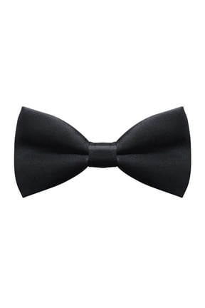 1Pack Black Pre-Tied Bow Ties Classic For Men Formal Occasions And Celebrations