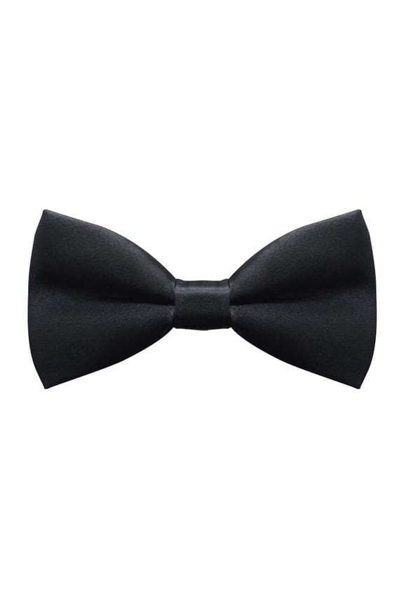1Pack Black Pre-Tied Bow Ties Classic For Men Formal Occasions And Celebrations