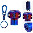 thumbnail image 1 of LABSERRON 1Pack Blue Silver Key Shell CNC Precision Manufacturing Durable Keychain Accessory 3.35X3.20X3.20in, 1 of 7