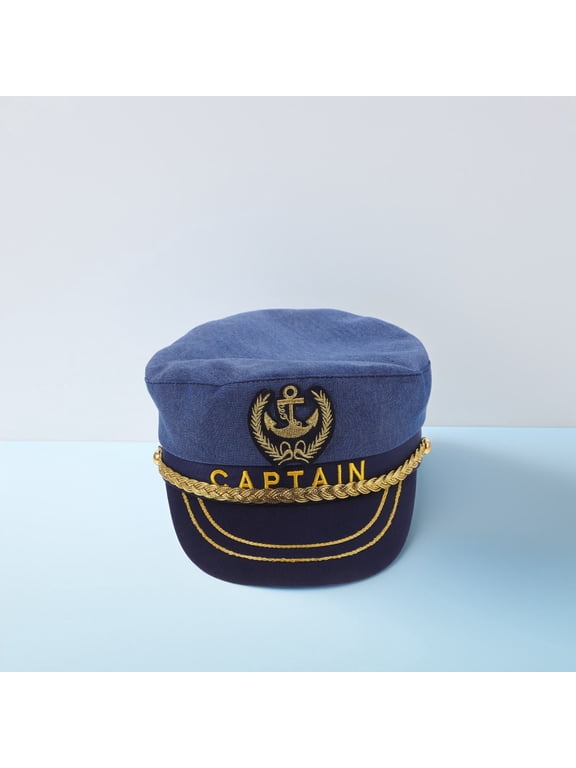 1Pack Captain Hats for Men and Women Nautical Theme Suitable for Travel and Boating