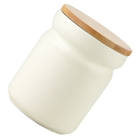 LABSERRON 1Pack Ceramic Canisters Modern Design For Homeowners Tea Leaf Storage