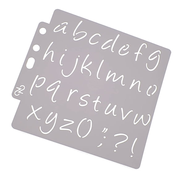 LABSERRON 1Pack Drawing Stencil Assorted Color Art Painting Craft Work Scrapbooking Templates For Cake Decorating