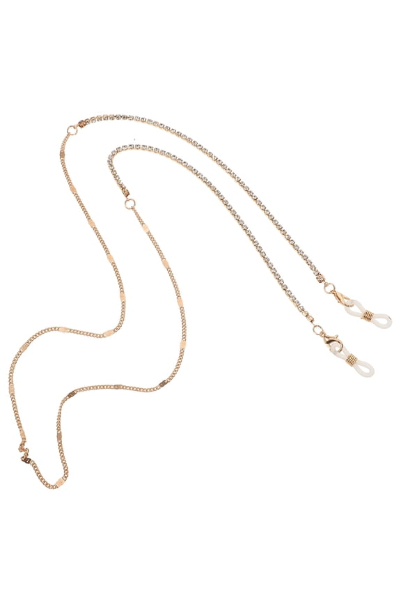 1Pack Eyeglasses Strap Sunglass Cords Golden Alloy for Running Hiking