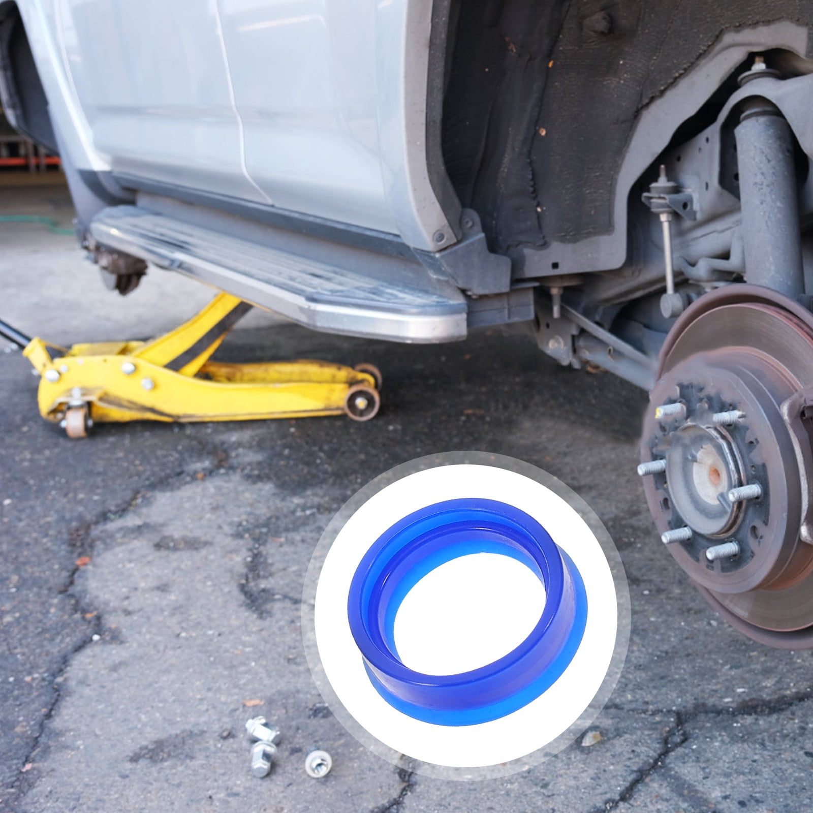 LABSERRON 1Pack Hydraulic Horizontal Jack Oil Seal Blue 2.8X1.1X0.2In For Floor Jack Parts