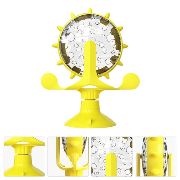 LABSERRON 1Pack Pet Leaking Toy With Turntable Design For Cat Intelligence