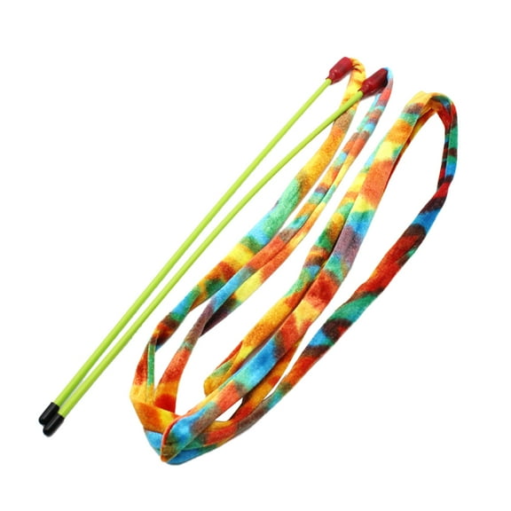 LABSERRON 1Pack Rainbow PVC Polyester for Interactive Play and Attracting Cats