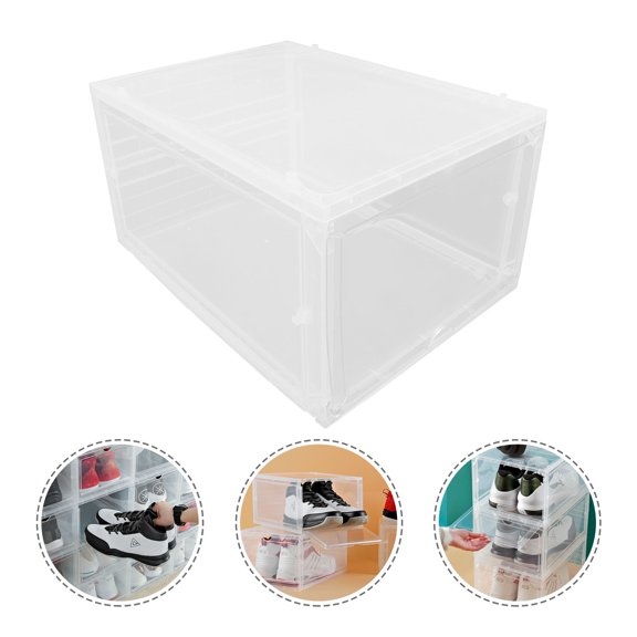 LABSERRON 1Pack Shoe Containers with Transparent Design for Quick Identification of Contents