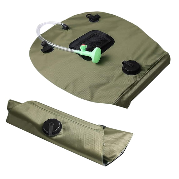LABSERRON 1Pack Shower Bag for Camping with Foldable Design and Temperature Display