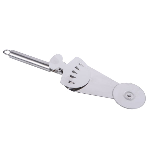 LABSERRON 1Pack Silver Pizza Slicer Pie Server Stainless Steel Cutter Baking Tools For Home Cooking 12.6X3.3In