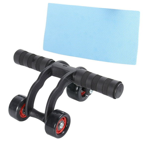 LABSERRON 1Pc Abdominal Wheel Rollers for Core and Abdominal Exercises in Black 30X22CM