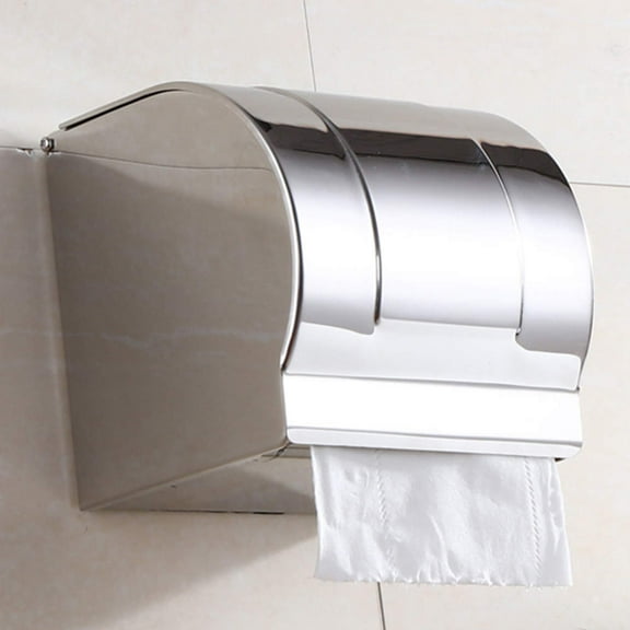 LABSERRON 1Pc Roll Paper Shelf Tissue Box Easy to Clean Simple and Elegant Design