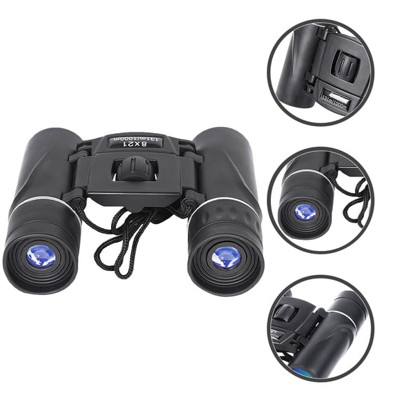 LABSERRON 1Pcs Binocular for General Users with 8x Magnification Mini Telescope Compact