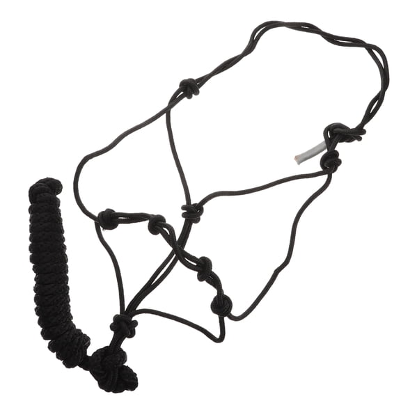 LABSERRON 1Pcs Black Rope Halter Ideal for Training and Daily Use by Horse Owners