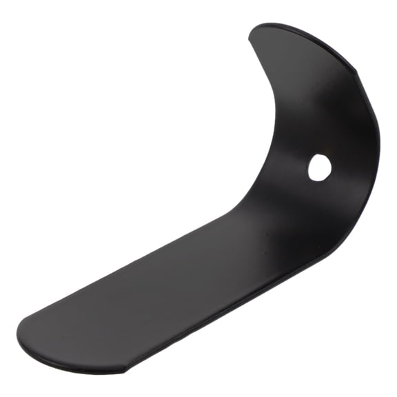 LABSERRON 1Pcs Black Metal Hook for Home Decor and Bathroom Organization with Peel and Stick Technology